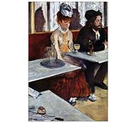 ArtPlaza TW93043 Degas Edgar Absinthe Decorative Panel, Wood MDF, Multicolour, 60x90 Cm