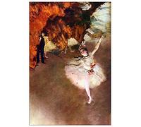 ArtPlaza TW93094 Degas Edgar Prima Ballerina Decorative Panel, Wood MDF, Multicolour, 60x90 Cm