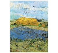 ArtPlaza Van Gogh Vincent Barn On a Rainy Day Pannello Decorativo, Legno, Multicolore, 60x80 cm