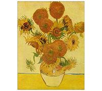 ArtPlaza Van Gogh Vincent-Still Life with Sunflowers Pannello Decorativo, Legno MDF, Multicolore, 90x120 Cm