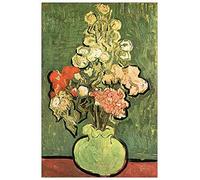 ArtPlaza Van Gogh Vincent-Vase with Roses Pannello Decorativo, Legno MDF, Multicolore, 90x135 Cm