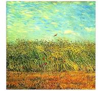 ArtPlaza Van Gogh Vincent Wheat Field with a Lark Pannello Decorativo, Legno, Multicolore, 50x50 cm