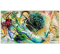 ArtPlaza Vassily Kandinsky-Improvvisazione Pannello Decorativo, Legno MDF, Multicolore, 140 x 78 cm
