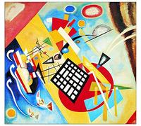 ArtPlaza Vassily Kandinsky-Trama Nera 1922 Pannello Decorativo, Legno MDF, Multicolore, 100 x 93 cm