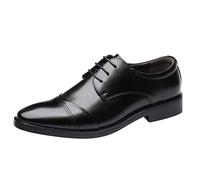 ARtray B Ware Scarpe Uomini Uomini Moda Hollow Casual Classico Cinturino in Pelle Business Scarpe Scarpe Tennis, Nero , 45 EU