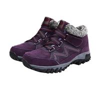 ARtray Daytona, modello da donna, medio e anziano, alto caldo, più spesso, antiscivolo, da indossare comodi stivali da neve, in cotone, foderati sopra il ginocchio, Lilla 4, 47 EU