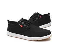 ARtray Laufschuhe Herren Tennis Schuhe Sneaker Sportschuhe Rutschfeste Schuhe Herren SchnüRhalbschuhe Leichte Atmungsaktives Low-Top Leichtgewichts Fitnessschuhe Outdoor SchnüRer Walkingschuhe, Nero