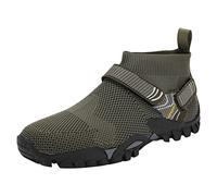 ARTRAY - Scarpe da ginnastica da uomo - Scarpe per il tempo libero - Ammortizzazione degli urti - Scarpe da trekking traspiranti - Scarpe da trail - Scarpe da trekking antiscivolo e, Verde, 44 EU