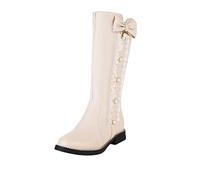 ARtray Scarpe da scuola da donna con tacco altissimo e plateau, in colore puro ed elegante, alla moda, versatili, per il tempo libero, con papillon, casual, per feste, scarpe da donna, semplici, di