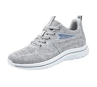 ARtray Scarpe per il tempo libero, per il tempo libero, per la strada, da uomo, in grigio/nero, slip-on per camminare, con supporto per i piedi, ammortizzanti e rimbalzo, Grigio 1, 41 EU