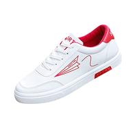ARtray Sneaker da uomo rosso 43 scarpe in tessuto antiscivolo scarpe calde uomo mesh traspirante sport uomo casual formatore uomo scarpe uomo taglia 50, Colore: rosso, 43 EU