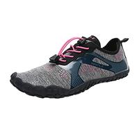 ARtray Sneaker Unisex Traillaufschuhe Herren Damen Schnell Trocknend Wassersportschuhe Wanderschuhe Fivefinger Zehenschuhe Breite FüßE Bequeme Sportschuhe Ultralight Atmungsaktiv Trekkingschuhe, Rosa