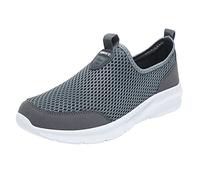 ARtray Turnschuhe Herren BarfußSchuhe MäNner Low-Top Sneaker Leichtgewicht Outdoor GemüTlich Turnschuhe Netz Atmungsaktive Laufschuhe Mit Mesh-Obermaterial Und Rutschfester Sohle Wandern, Dunkelgrau
