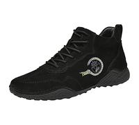 ARtray Unisex BarfußSchuhe Turnschuhe Herren Rutschfest Atmungsaktiv Zehenschuhe Leichtetrekkingschuhe Freizeit StraßEnlaufschuhe Senioren Vielseitig Freizeitschuhee Hohe Moda Kurze Stiefel, Schwarz1