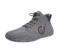 ARtray Unisex BarfußSchuhe Turnschuhe Herren Rutschfest Atmungsaktiv Zehenschuhe Leichtetrekkingschuhe Freizeit StraßEnlaufschuhe Senioren Vielseitig Freizeitschuhee Hohe Moda Kurze Stiefel, Grau2, 39