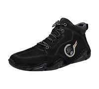 ARtray Unisex BarfußSchuhe Turnschuhe Herren Rutschfest Atmungsaktiv Zehenschuhe Leichtetrekkingschuhe Freizeit StraßEnlaufschuhe Senioren Vielseitig Freizeitschuhee Hohe Moda Kurze Stiefel, Schwarz2