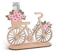 ARTREE Regalo per bicicletta in legno, decorazione per bicicletta per donne e uomini, regali creativi per innamorati, sposi, famiglia, amici