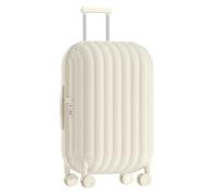 artrips Hardside - Valigia leggera con ruote girevoli e serratura TSA, bianco, 28'', Design del pane