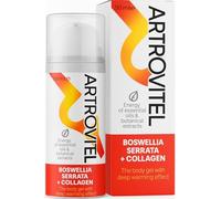 Artrovitel Gel al mentolo e canfora - Sensazione calda e rinfrescante sulla pelle, con estratti di erbe e oli essenziali (menta piperita, eucalipto, ippocastano, capsico) - 50 ml