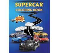 Artrust Publishing Supercar Coloring Book For Kids Ages 8-12 (Tascabile)