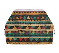 Arts Inspired by Tribal Art - Copertura per barbecue da 165 cm, impermeabile, resistente, resistente allo sbiadimento e ai raggi UV, con coulisse regolabile per polvere e vento