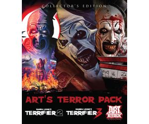 Art's Terror Pack: Terrifier 2, Terrifier 3 & Art Attack: The Dissecti (Blu-ray)