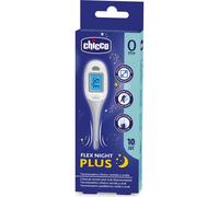 Chicco Termometro Digitale, Termometro Febbre Digitale per Neonati e Bambini, Con Sonda Flessibile, Adatto alla misurazione notturna, Modalità Silenziosa, Display Luminoso, Spegnimento automatico