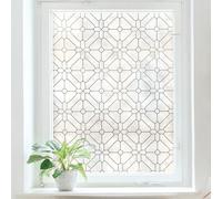 Artscape Aster | Pellicola privacy per finestre con motivo in vetro al piombo testurizzato | Non adesiva e protezione UV | Facile da applicare e rimovibile | 61 x 91 cm | Made in USA