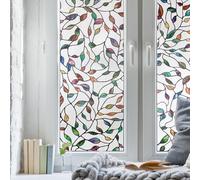 Artscape - Pellicola per Finestra con Foglie, 61 x 92 cm, Colore: Trasparente/Multicolore