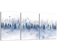 Artscope Stampe e Quadri su Tela 3 pz. Foresta Immagine Fotografia Murale Tela Wall Art Bel Regalo per Home Decor Ristorante Cucina Regalo di Anniversario Compleanno 30x40CM
