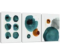 Artscope Stampe e Quadri su Tela 3 pz. Inchiostro e Linee Immagine Fotografia Murale Tela Wall Art Bel Regalo per Home Decor Ristorante Cucina Regalo di Anniversario Compleanno 30x40CM