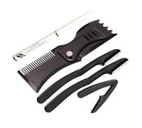 ARTSEWPLY 1 Set Kit Per Lo Styling Della Barba Barbiere Rifinitura Idratante Spazzola Per Barba Setole Rasoi Servizio Da Gentiluomo Lucidatura Senza Fili Lamina Riempitivo Cattura Balsamo