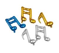 ARTSEWPLY 10 Palloncini Note Musicali in Alluminio Color Oro Argento Blu per Decorazioni Matrimonio e Feste Compleanno, Set Palloncini Eleganti per Forniture Eventi e Atmosfera Festiva