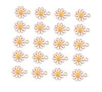 ARTSEWPLY 100 pezzi Ciondoli Girasole in Lega per Gioielli Fai da Te Pendenti Piccoli e Resistenti per Collane Bracciali e Portachiavi Accessori Artigianali Decorativi