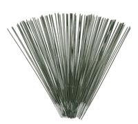 ARTSEWPLY 100 Steli di Filo Floreale Verde da 25 Cm, Bastoncini per Bouquet Fai da Te, Accessori per Composizioni Floreali Artificiali, Filo Flessibile per Lavori Artigianali e Creazione