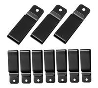 ARTSEWPLY 10pezzi Clip in Metallo per Cintura Accessorio per Zaino Ganci per Borse Clip per Tracolla Fermaglio per Cintura Confezione Dieci Materiale Resistente Installazione Facile Design