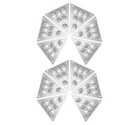 ARTSEWPLY 12 Pezzi Clip per Montaggio Pannelli Acustici a Pressione, Hardware di Blocco del Rumore Resistente, Fissaggio Rapido per Soffitto Insonorizzato e Cartongesso, Supporto