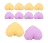 ARTSEWPLY 12 Pezzi Fermapunti per Ferri da Maglia a Forma di Cuore in Silicone, Tappo Protettivo per Punte Aghi da 3 Mm, Accessori per Lavorare a Maglia, Protezione Mani per Cucito