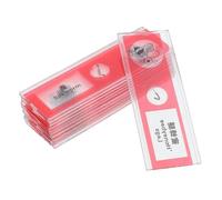 ARTSEWPLY 12 pezzi Vetrini Microscopio Preparati con Campioni Insetti e Piante per Adulti e Visibilità Chiara per Studio Biologico e Microbiologia Collezione Didattica per Scuola e