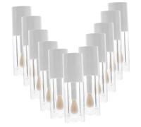 ARTSEWPLY 12pezzi Tubi Per Lucidalabbra Vuoti in Plastica Da Contenitori Per Lucidalabbra Ricaricabili Per Olio Per Labbra e Altri Liquidi Cosmetici Trasparenti e Pratici Per Viaggi e Trouss