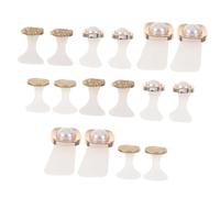 ARTSEWPLY 16 Pezzi Aiuti Per L'arte Unghie Divisori Dita Dei Piedi Separatori Dita Morbidi Distanziatori Per Unghie in Silicone Gel Silice