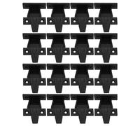 ARTSEWPLY 16 Set Set 16 Pezzi Staffe per Mobili a Montaggio Rapido, Clip per Ripiani da Cucina in Plastica Resistente, Connettori Nascosti per Armadietti e Colonna Romana, Accessori per