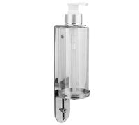 ARTSEWPLY 1Pezzi Dispenser Liquido da Muro con Facile Dosatore per Compatto e Resistente Accessorio per Umidi Argentato