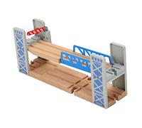 ARTSEWPLY 1Set Giocattoli Trenino Legno con Cavalcavia Accessori Ferroviari per Facile da Montare e Resistente Educativo per Età