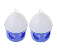 ARTSEWPLY 2 Distributore per Piccioni in Plastica Riutilizzabile Accessorio Uccelli e Negozio Design Spesso e Facile da con Misuratore Abbeveratoio Automatico per Piccioni e