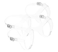 ARTSEWPLY 2 Paia Adjustable Transparent Ankle Straps For High Heels Detachable Invisible Loose Shoe Straps For Secure Fit And Comfort