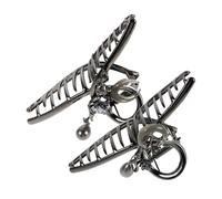 ARTSEWPLY 2 Pezzi Clip per in Metallo con Rosa Fermagli Artigianali Antiscivolo per Donne e Ragazze Leggeri e Resistenti per Acconciature Quotidiane e Occasione