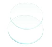 ARTSEWPLY 2 pezzi Lente Ottica Doppia Convessa in Vetro Trasparente per Esperimenti Scientifici e Didattica Lente di Ingrandimento Robusta e Chiara per Laboratori e Ricerche