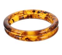 ARTSEWPLY 2 Pezzi, Manici Rotondi in Resina per Borsa, Anelli, 10cm | Superficie Liscia e Lucida, Montaggio Semplice, per Pochette Fatte a Mano e Sostituzione Manici Usurati