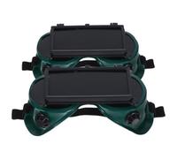 ARTSEWPLY 2 Pezzi Occhiali da Saldatura Dual Flip Protezione Urti e Scintille Lenti Antiappannamento Trasparenti, Occhiali di Sicurezza Regolabili per Saldatura e Attività Industriali